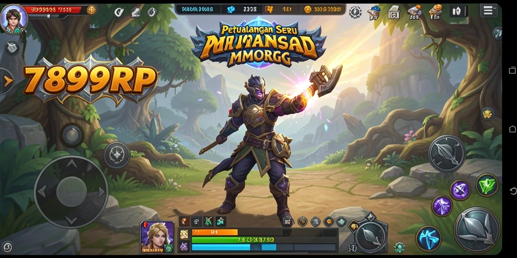 Screenshot gameplay <strong>789RP</strong> yang menampilkan petualangan epik di dunia MMORPG.