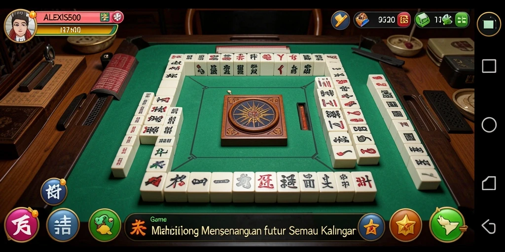 Tampilan gameplay ALEXIS500 yang menantang dan memukau.