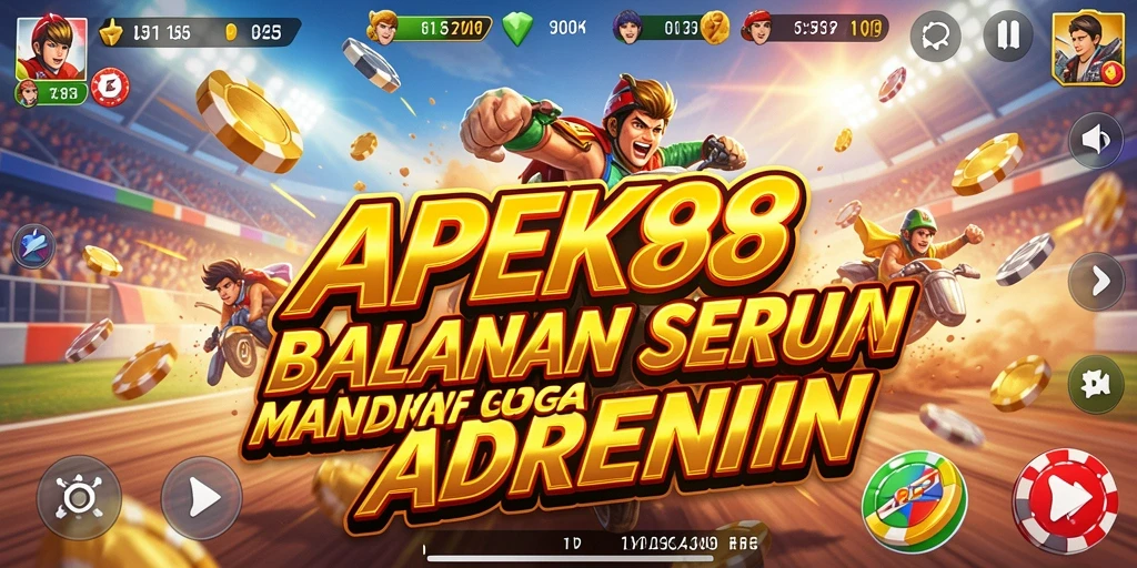 Tampilan gameplay balap seru dari APEK88 yang mengasyikkan.
