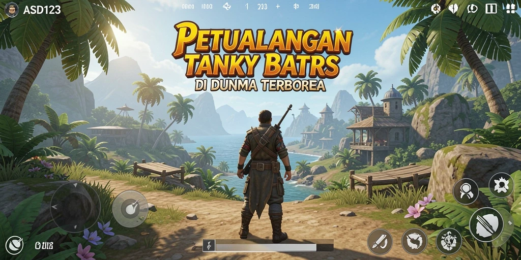 Tangkapan layar dari gameplay <strong>ASD123</strong> yang menampilkan dunia terbuka yang luas dan mendetail.