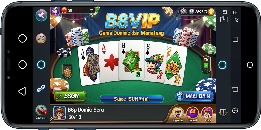 Tampilan gameplay seru B8VIP yang penuh tantangan dan strategi.