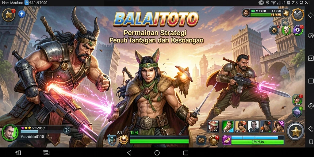 Tangkapan layar gameplay <strong>BALAITOTO</strong> menampilkan aksi strategi yang mendebarkan.
