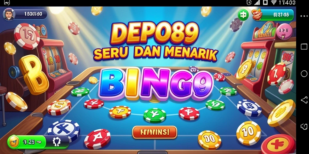 Tampilan gameplay seru DEPO89 saat bermain Bingo bersama teman.