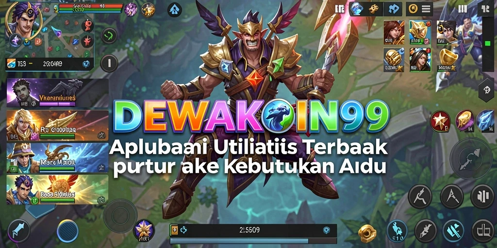Screenshot utama DEWAKOIN99 menampilkan antarmuka pengguna yang bersih dan mudah dinavigasi.