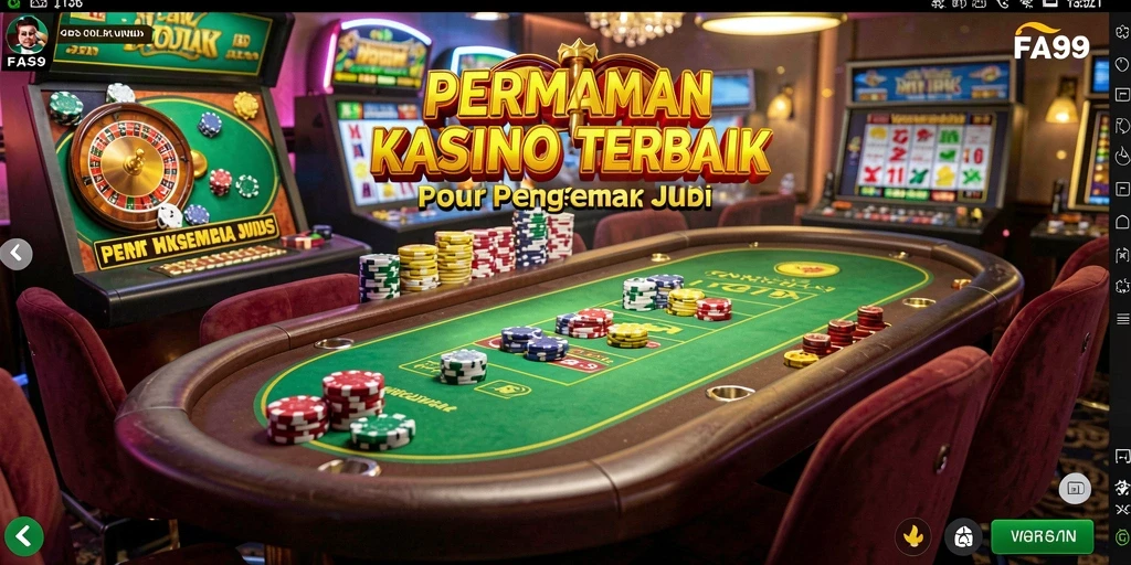 Tampilan gameplay FA99 yang mengasyikkan dengan berbagai pilihan permainan Kasino.