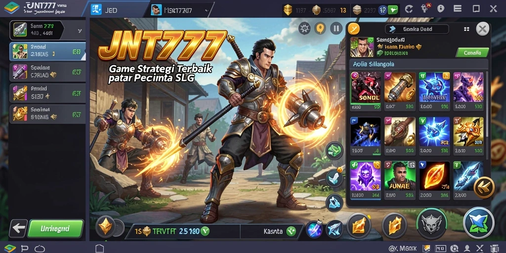 Screenshot JNT777 menampilkan momen strategis dalam gameplay yang mendebarkan.