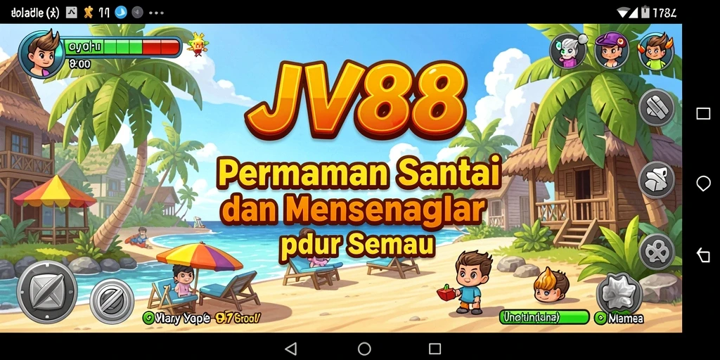Screenshot gameplay JV88 menunjukkan keseruan permainan Casual yang menyenangkan.