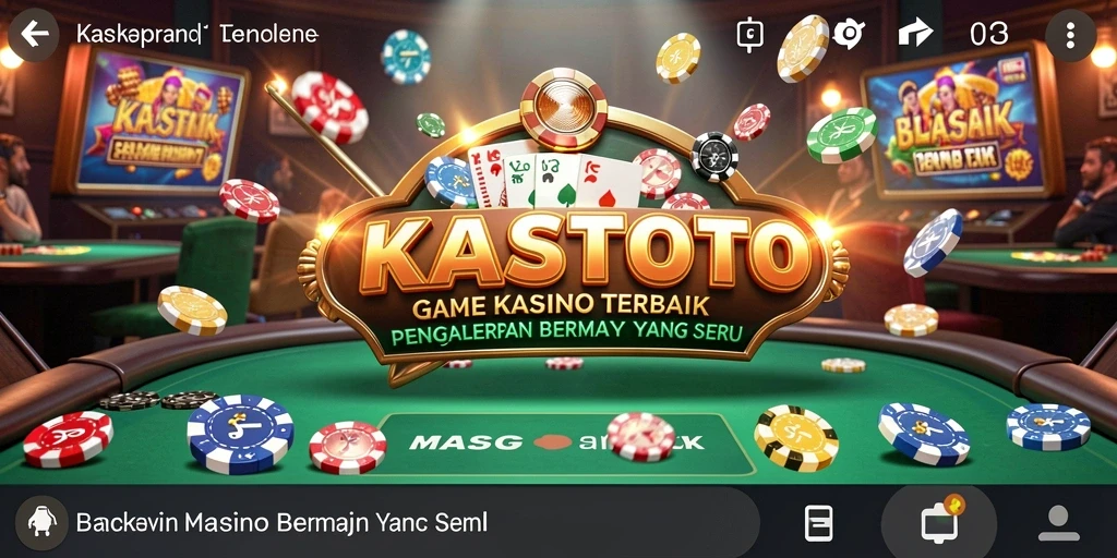 Tampilan gameplay Kasino yang menarik dan menegangkan di KASTOTO.