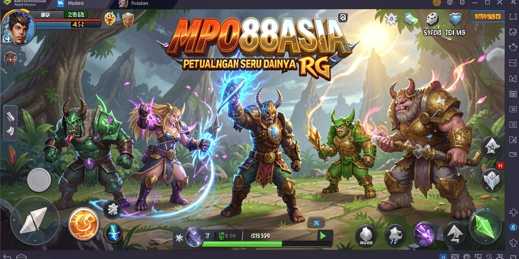 Tampilan gameplay seru dari MPO88ASIA dengan aksi RPG yang mendebarkan.