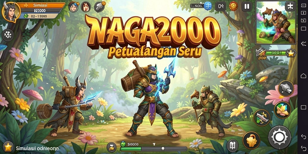 Tampilan gameplay menarik dari NAGA2000 dengan pengalaman simulation yang mendalam.