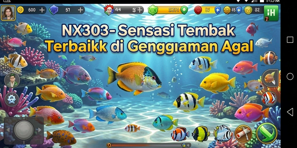 Gameplay seru Tembak Ikan di NX303 dengan grafis menawan.
