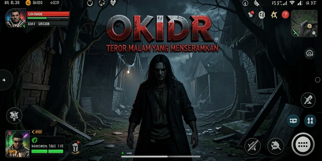 Screenshot menampilkan momen menegangkan dalam gameplay OKIDR.
