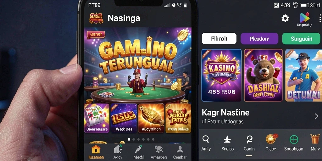 Tampilan gameplay Kasino yang mengagumkan dan menarik.