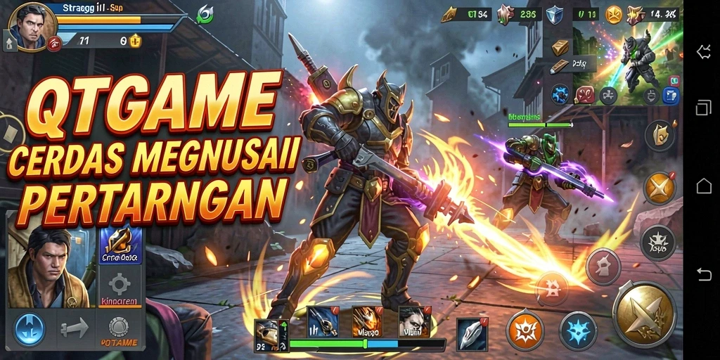 Gameplay seru dan mendebarkan dari QTGAME yang penuh strategi.
