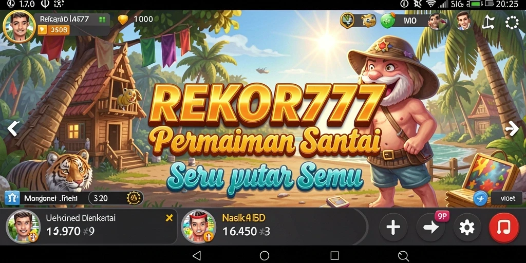 Tangkapan layar utama REKOR777 menampilkan gameplay yang mengasyikkan dan penuh warna.