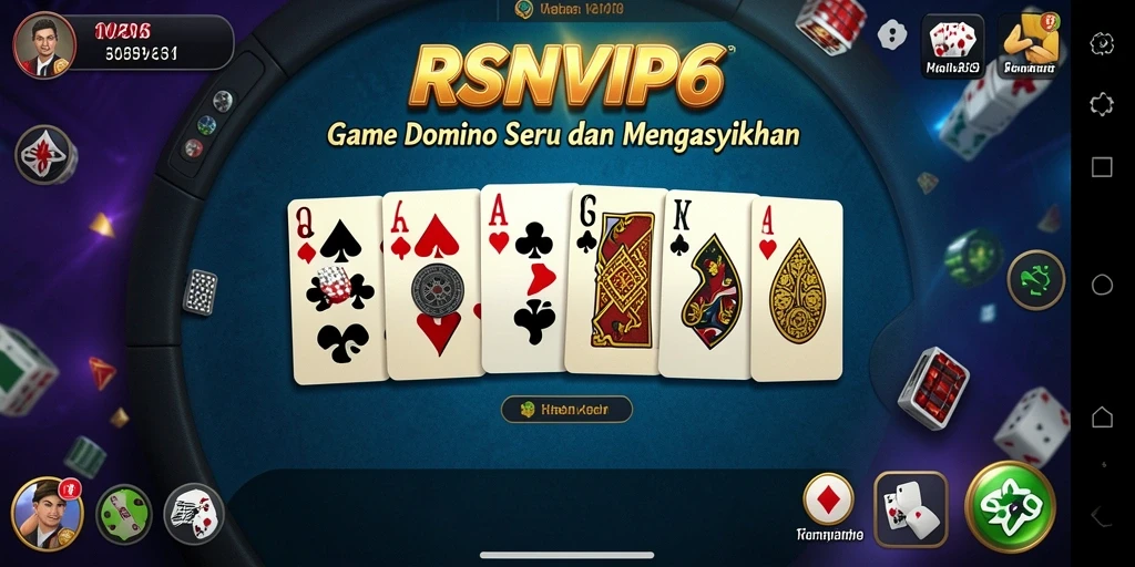 Tampilan gameplay seru RSNVIP6 dalam permainan Domino