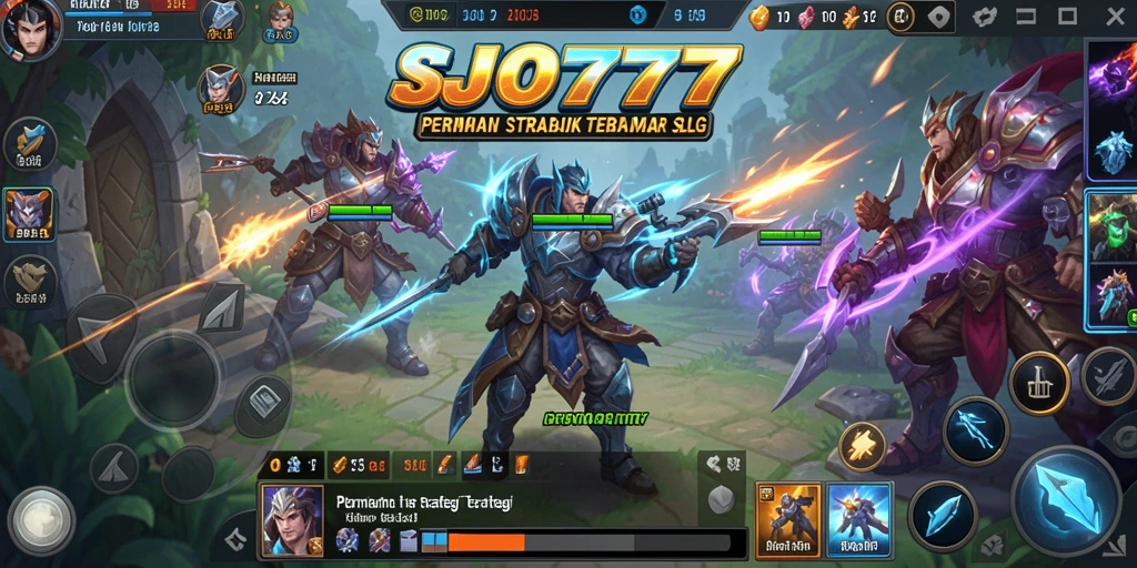 Tampilan menarik dari gameplay SJO777 dengan elemen strategi.