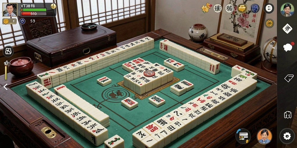 Menampilkan gameplay Mahjong yang menarik dan menantang.