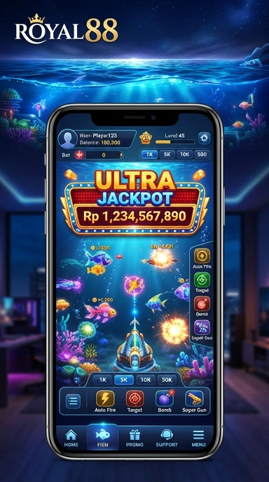 Tangkapan layar antarmuka utama royal88 yang menarik.